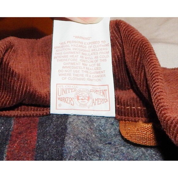 Carhartt Jacket Men's 42 Brown Duck Blanket Lined Deadstock 6BLC Tags (1) - Picture 7 of 15